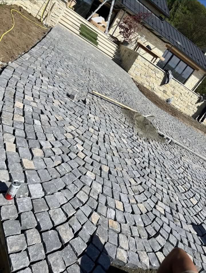 Pavaj cubică model arc — detaliu